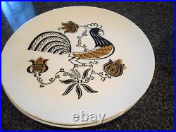 16 Pc. Dinnerware Set GOOD MORNING ROOSTER Royal China Atomic Mid Century Modern