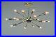 18 Light Mid Century Brass Sputnik atomic chandelier starburst light Fixture