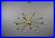 18 Light Mid Century Brass Sputnik atomic chandelier starburst light Fixture