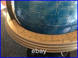 1958 Mid Century George Crams Zodiac Signs Atomic Celestial Globe Constellations