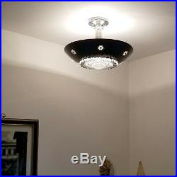 340b 50s 60s Vintage Ceiling Light Lamp Fixture atomic midcentury eames 1 of 3