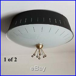 423b 50s 60's Vintage Ceiling Light Lamp Fixture atomic mid-century eames