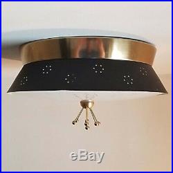 429b 60s 70s Vintage Ceiling Light Lamp Fixture atomic midcentury eames retro