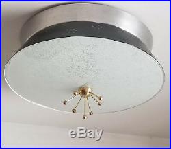 459b 60s 70s Vintage Ceiling Light Lamp Fixture atomic midcentury eames retro