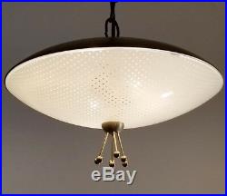 504 60s Vintage Ceiling Light Lamp Pair atomic midcentury eames retro chandelier