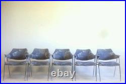 5 Mid Century BOHO Thonet Dining Canteliver Vintage Atomic Danish Modern Chairs
