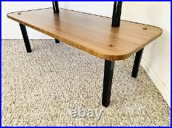 70s Mid Century Plant Formica Table Side End Table Vintage Atomic Space Age 60s