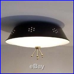 752b 50s 60s Vintage Ceiling Light Lamp Fixture atomic mid-century eames sputnik