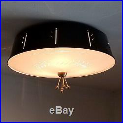 968b Vintage Ceiling Light lamp fixture atomic eames mid-century chandelier