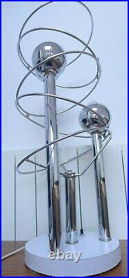 A pair of Italian Mid Century Atomic space age sputnik lamps. Torino 60's 70's