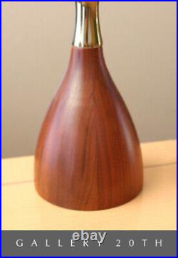 Atomic Decor! MID Century Modern Rosewood Tony Paul Westwood Lamp! Vtg 50s Brass