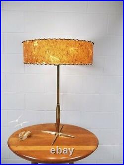 Atomic Mid Century Modern Table Lamp Gerald Thurston for Stiffel Propeller base