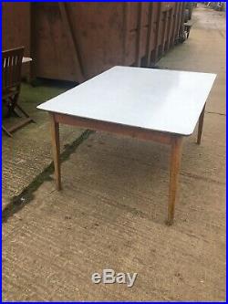 Atomic Retro Mid Century Vintage Dining Table Formica 6 seater Kitchen Large