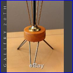 Atomic Rocket! MID Century Modern Tripod Table Lamp! 50's Paul Mccobb Space Age