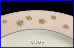 Beautiful Lenox A557 MCM RARE Mid Century Atomic Starburst Jewel Dinner Plate