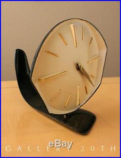 Cool! MID Century Modern Biomorphic Atomic Clock! Herman Miller Knoll Vtg 1950's