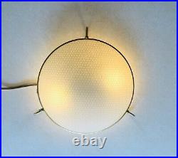 Erco Mid Century ceiling Light lamp bakelit base 50s ceiling Atomic 60s vintage