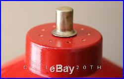 Fab! MID Century Modern French Red Desk Lamp! Atomic Arteluce Vtg 1950s Lighting