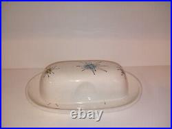 Franciscan Starburst Butter Dish & Lid Mid Century Modern Atomic MCM Retro