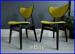 GPlan butterfly dining chairs pair mid century atomic vintage retro EGomme 1950s