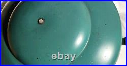 Genuine Mid Century Modern UFO Flying Saucer Table Lamp Atomic Green Paint