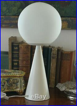 Gio Ponti Bilia table desk atomic lamp light vintage glass design mid century