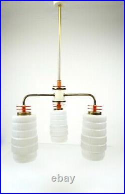 Jetsons Atomic Design Original 50s MID Century Chandelier Hanging Ceiling Lamp
