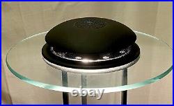 Kovacs! MID Century Black Sonneman Saucer Desk Lamp! 70's 80's Ufo Atomic Panton