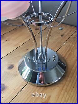 MID Century 70's Italian Space Age Chrome & Glass Ceiling Light Sputnik Atomic