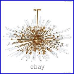 MID Century Acrylic Drop Glass Urchin Sputnik Chandelier Vintage Stilnovo Light