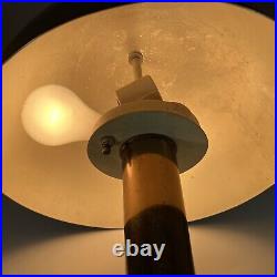 MID Century Modern Atomic Lamp Copper Finish Htf