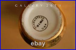 MID Century Modern Vase Creamer! 22k Gold Porcelain 1950s Atomic Ranch Decor USA