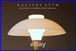 MID Century Modern Yellow Lightolier Saucer Lamp! White 50s Vtg Atomic Light Ufo