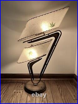 Majestic Boomerang Z Lamp 50s Retro Mid Century Atomic Modern Rare Luxcraft