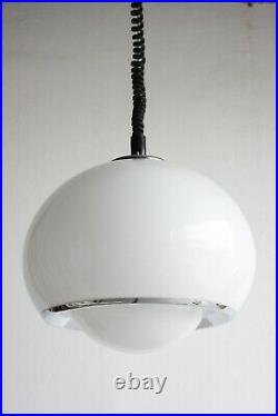 Meblo Guzzini Big Bud Pendant / Vintage Mid Century Atomic Age Ceiling Light