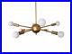 Mid Century Atomic 8 Arm Starburst Sputnik Ceiling Light