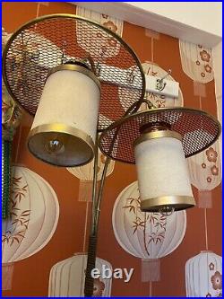 Mid-Century Atomic Lantern Style Standard Lamp