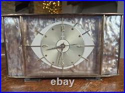 Mid Century Atomic Metamec Electric Mantle Shelf Clock