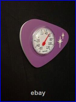 Mid Century Atomic Thermometer, Water Proof, Outdoors or Indoors, Atomic Retro