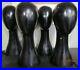 Mid Century Modern Atomic Age Mannequin Heads 4 Rare Visual Display Props