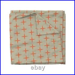 Mid Century Modern Atomic Star Vintage Inspired Sateen Duvet Cover by Roostery
