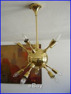 Mid Century Modern SPUTNIK Atomic PENDANT LIGHT Ceiling Lamp CHANDELIER Sunburst