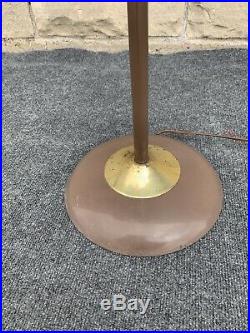 Mid Century Modern Space Age Atomic Keystone Co. 3 Shade Pole Floor Lamp