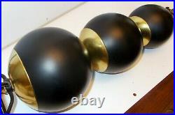 Mid Century Modern Table LAMP ATOMiC Sputnik Rocket Balls HAIR PIN Tripod Base