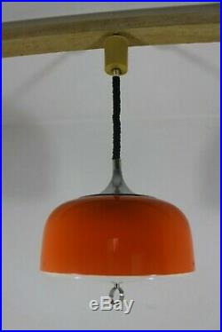 Mid Century Pendant Lamp / Atomic Meblo Pendant Lamp /Meblo For Guzzini / 1970s