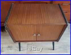 Mid Century Vintage Retro 1950s 1960s Atomic Record Cabinet Dansette Legs
