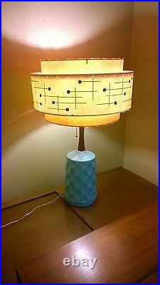 Mid Century Vintage Style 3 Tier Fiberglass Lamp Shade Modern Atomic Retro TWI3