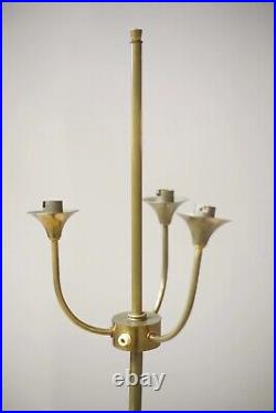 Mid century Brass Atomic Floor Lamp