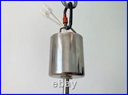 Mid-century Kinkeldey Chrome Chandeler Pendant Vintage Atomic Space age