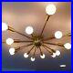 Mid century Style Atomic 16 Arm Flush Mount Ceiling Light For Decoration